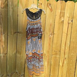 Mlle Gabrielle Smiles Fashion Tribal Print Dress